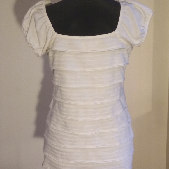 Max Studio Cream shirt size Medium - Picture 4 of 7